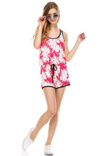 Urban Love Tropical Print RacerBack Sleeveless Romper - WholesaleClothingDeals - 5