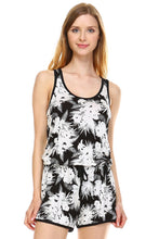 Urban Love Tropical Print RacerBack Sleeveless Romper - WholesaleClothingDeals - 10
