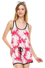 Urban Love Tropical Print RacerBack Sleeveless Romper - WholesaleClothingDeals - 6
