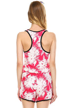 Urban Love Tropical Print RacerBack Sleeveless Romper - WholesaleClothingDeals - 8