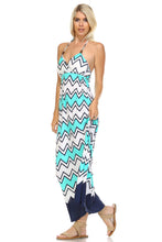Christine V Printed V-Neck Maxi Dress -  - 12