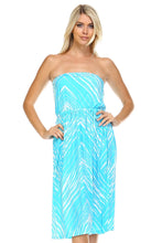 Christine V Strapless Printed Dress -  - 2