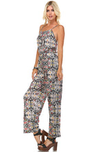 Marcelle Margaux Sleeveless Elastic Waistline Printed Jumpsuit - WholesaleClothingDeals - 3
