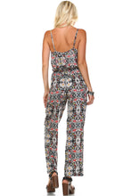 Marcelle Margaux Sleeveless Elastic Waistline Printed Jumpsuit - WholesaleClothingDeals - 4