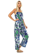 Marcelle Margaux Sleeveless Elastic Waistline Printed Jumpsuit - WholesaleClothingDeals - 7