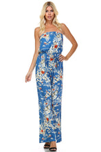 Marcelle Margaux Printed Elastic Waistline Tie Jumpsuit - WholesaleClothingDeals - 9