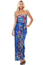 Marcelle Margaux Printed Elastic Waistline Tie Jumpsuit - WholesaleClothingDeals - 13