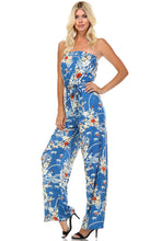 Marcelle Margaux Printed Elastic Waistline Tie Jumpsuit - WholesaleClothingDeals - 11