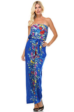 Marcelle Margaux Printed Elastic Waistline Tie Jumpsuit - WholesaleClothingDeals - 14