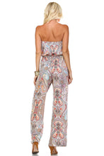 Marcelle Margaux Printed Elastic Waistline Tie Jumpsuit - WholesaleClothingDeals - 4