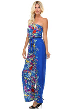 Marcelle Margaux Printed Elastic Waistline Tie Jumpsuit - WholesaleClothingDeals - 15