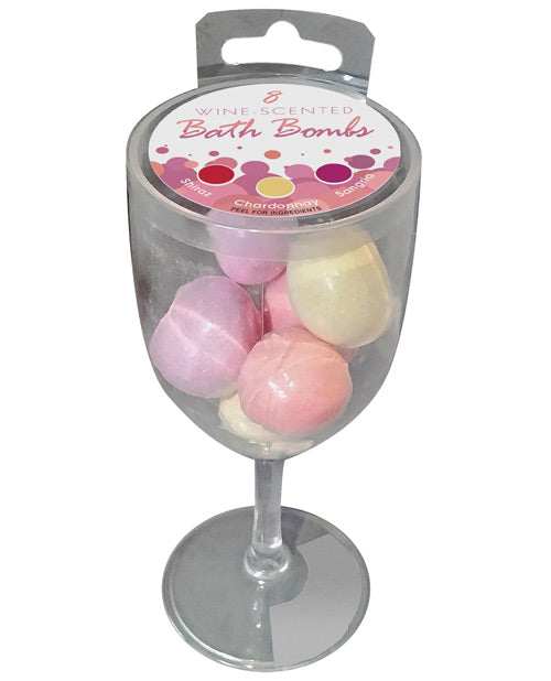 Wine Scented Bath Bombs - Pack Of 8