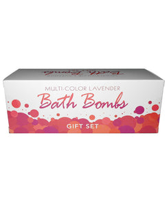 Multi Color Bath Bombs - Lavender Pack Of 3