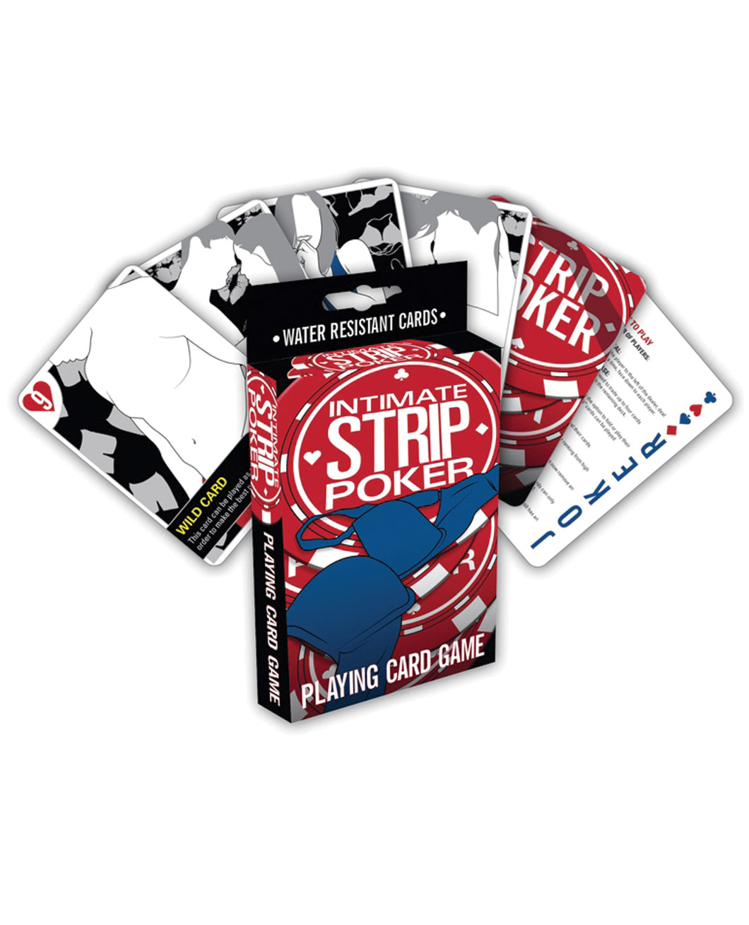 Intimate Strip Poker Playing Card Game