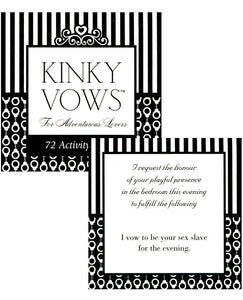 Kinky Vows For The Adventurous Lovers - 72 Activity Cards