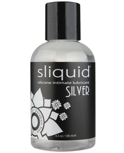 Sliquid Silver Silicone Lube Glycerine & Paraben Free - 4.2 Oz