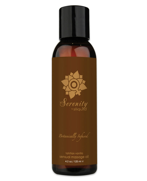 Sliquid Organics Massage Oil - 4.2 Oz Serenity