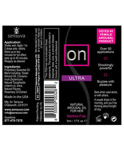 On Natural Arousal Oil For Her - Ultra 5 Ml Bottle