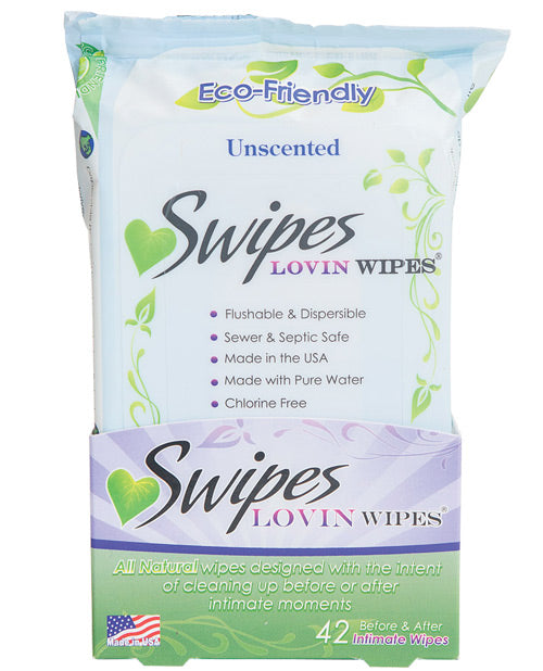 Swipes Lovin Wipes - Unscented Pack Of 42