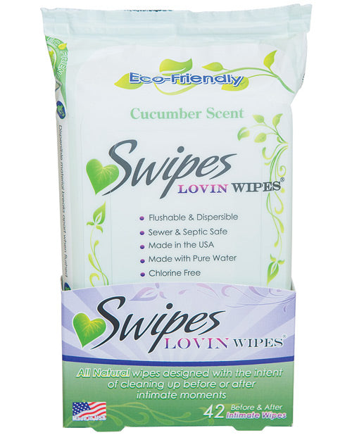 Swipes Lovin Wipes - Cucumber Pack Of 42