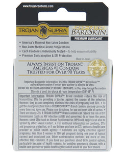 Trojan Supra Ultra-thin Polyurethane Condoms - Box Of 3 Eve's Body Shop Trojan Supra Ultra-thin Polyurethane Condoms - Box Of 3 Eve's Body Shop