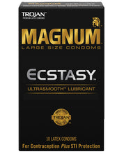 Trojan Magnum Ecstasy Condoms - Box Of 10