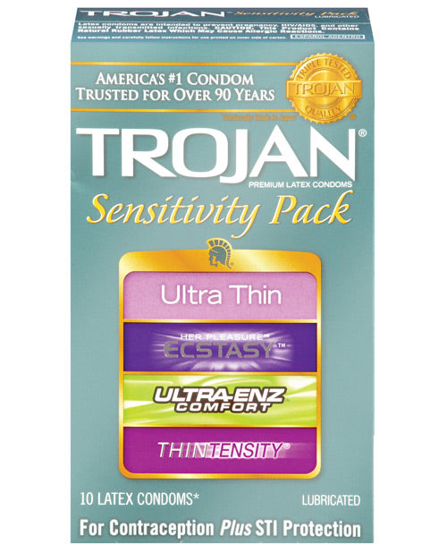 Trojan Sensitivity Pack Condoms - Box Of 10