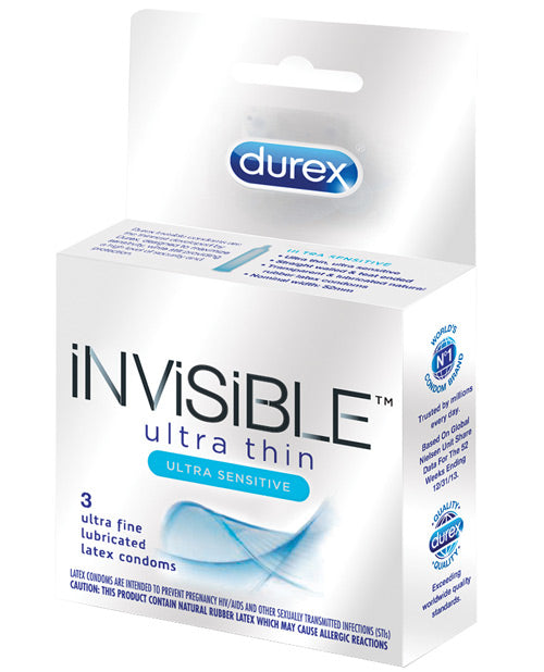 Durex Invisible Ulta Thin Condom - Box Of 3
