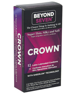 Crown Lubricated Condoms - Box Of 12