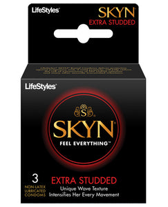 Lifestyles Skyn Extra Studded - Pack Of 3