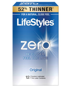 Lifestyles Zero Original Condoms - Pack Of 12