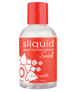 Sliquid Naturals Swirl Lubricant - 4.2 Oz  Cherry Vanilla