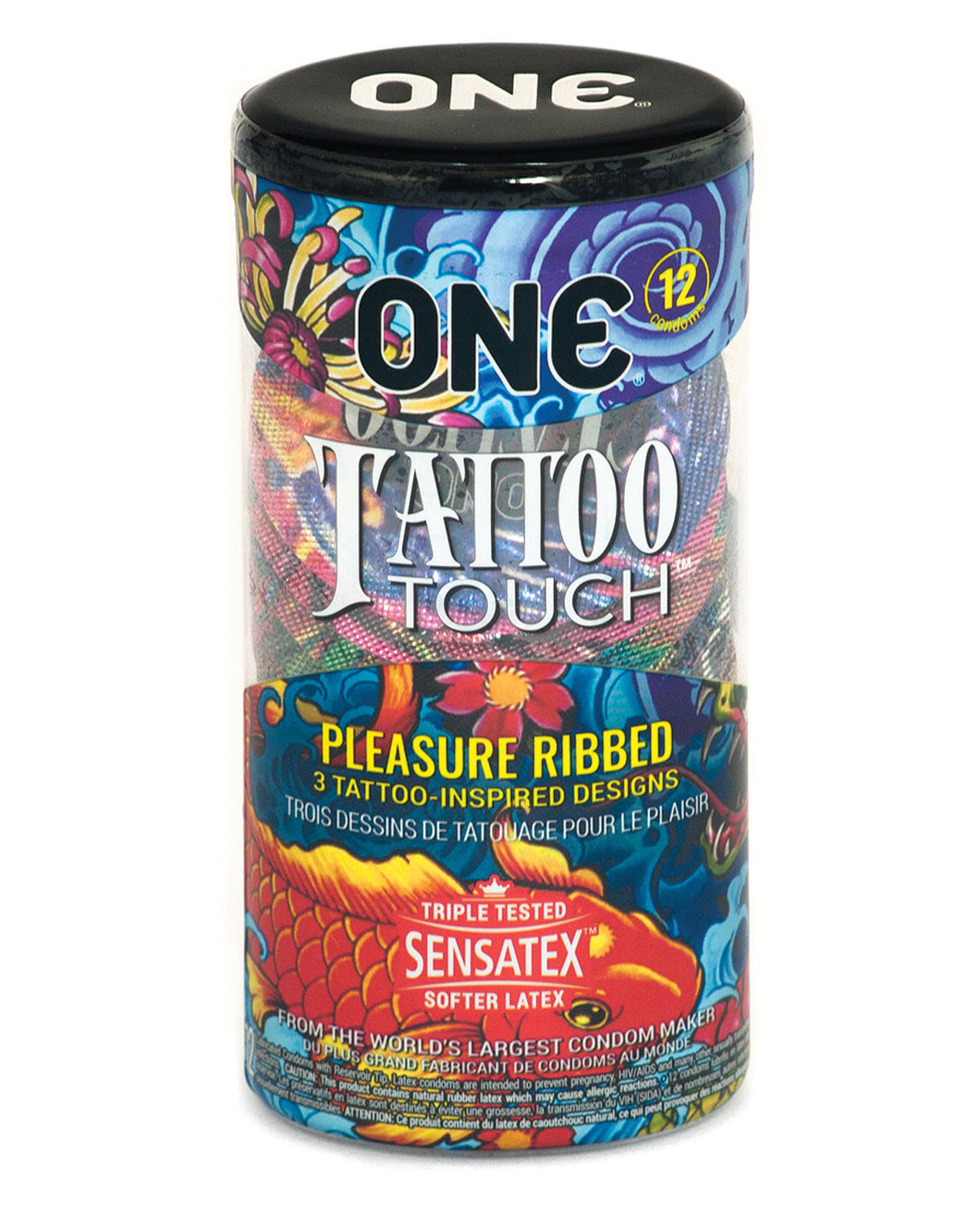 One Tattoo Touch Condoms - Pack Of 12