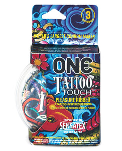 One Tattoo Touch Condoms - Pack Of 3