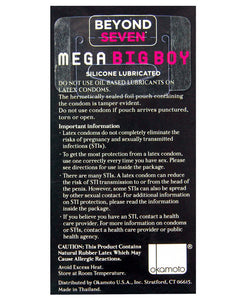 Beyond Seven Mega Big Boy Condom - Pack Of 12