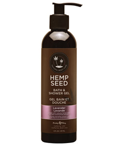 Earthly Body Hemp Seed Bath-shower Gel - 8 Oz Lavender