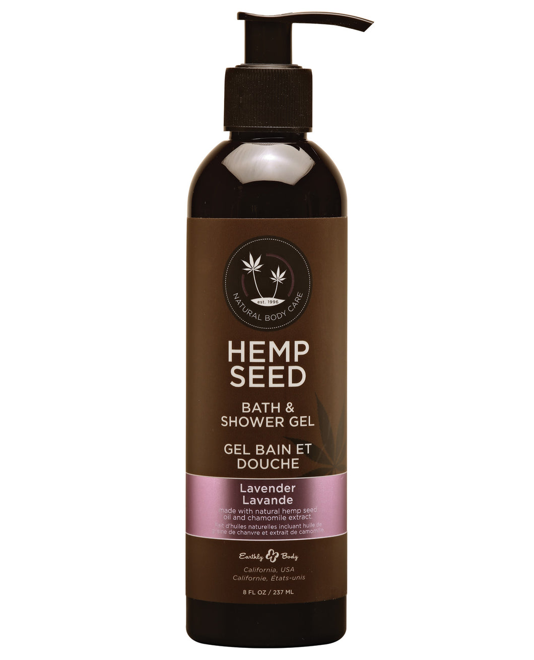 Earthly Body Hemp Seed Bath-shower Gel - 8 Oz Lavender