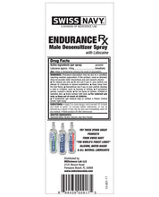 Swiss Navy Endurance Male Desensitizer Spray - .5 Oz