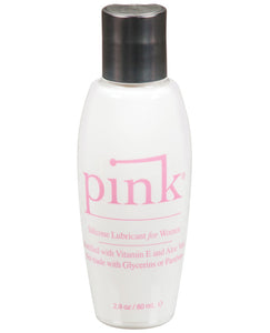 Pink Silicone Lube - 2.8 Oz Flip Top Bottle