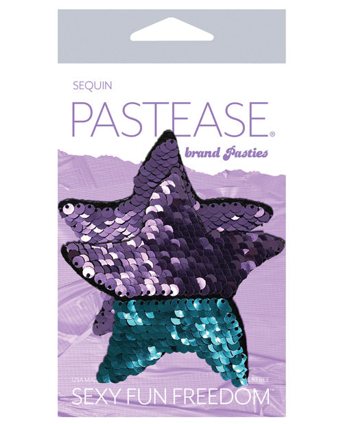 Pastease Color Changing Flip Sequins Starfish - Purple-turquoise O-s