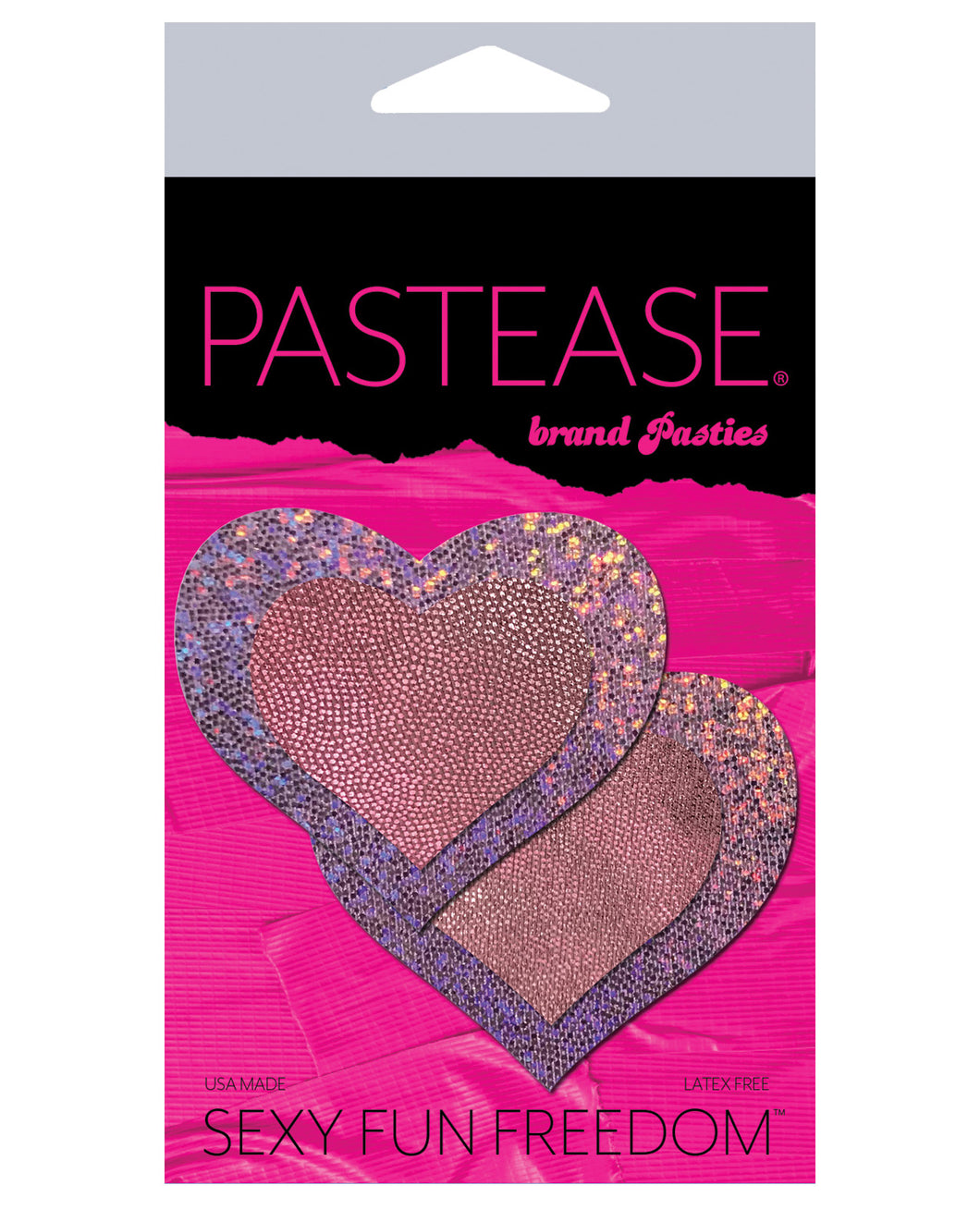 Pastease Glitter Heart - Pink O-s