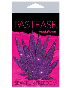 Pastease Glitter Leaf  - Royal Purple O-s
