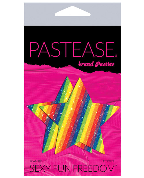 Pastease Glitter Star - Rainbow O-s