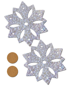 Pastease Glitter Snow Flake - Silver O-s