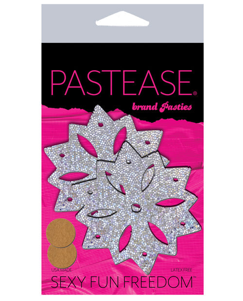 Pastease Glitter Snow Flake - Silver O-s