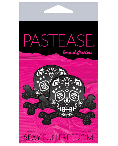 Pastease Day Of The Dead Skull - Black-white O-s