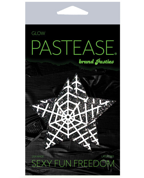 Pastease Halloween Glitter Web  - Glow In The Dark Black-white O-s