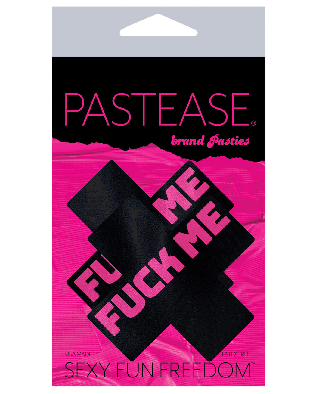 Pastease Fuck Me Plus - Black-pink O-s