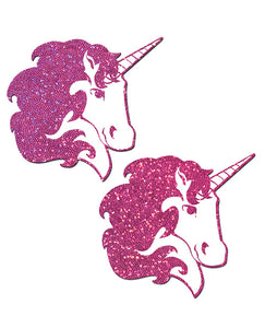 Pastease Glitter Unicorn - Hot Pink-white O-s