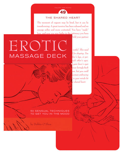 Erotic Massage Deck - 50 Sensual Techniques